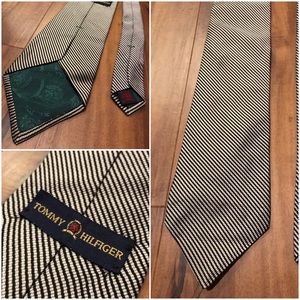 Vintage 1990s Tommy Hilfiger Striped Tie